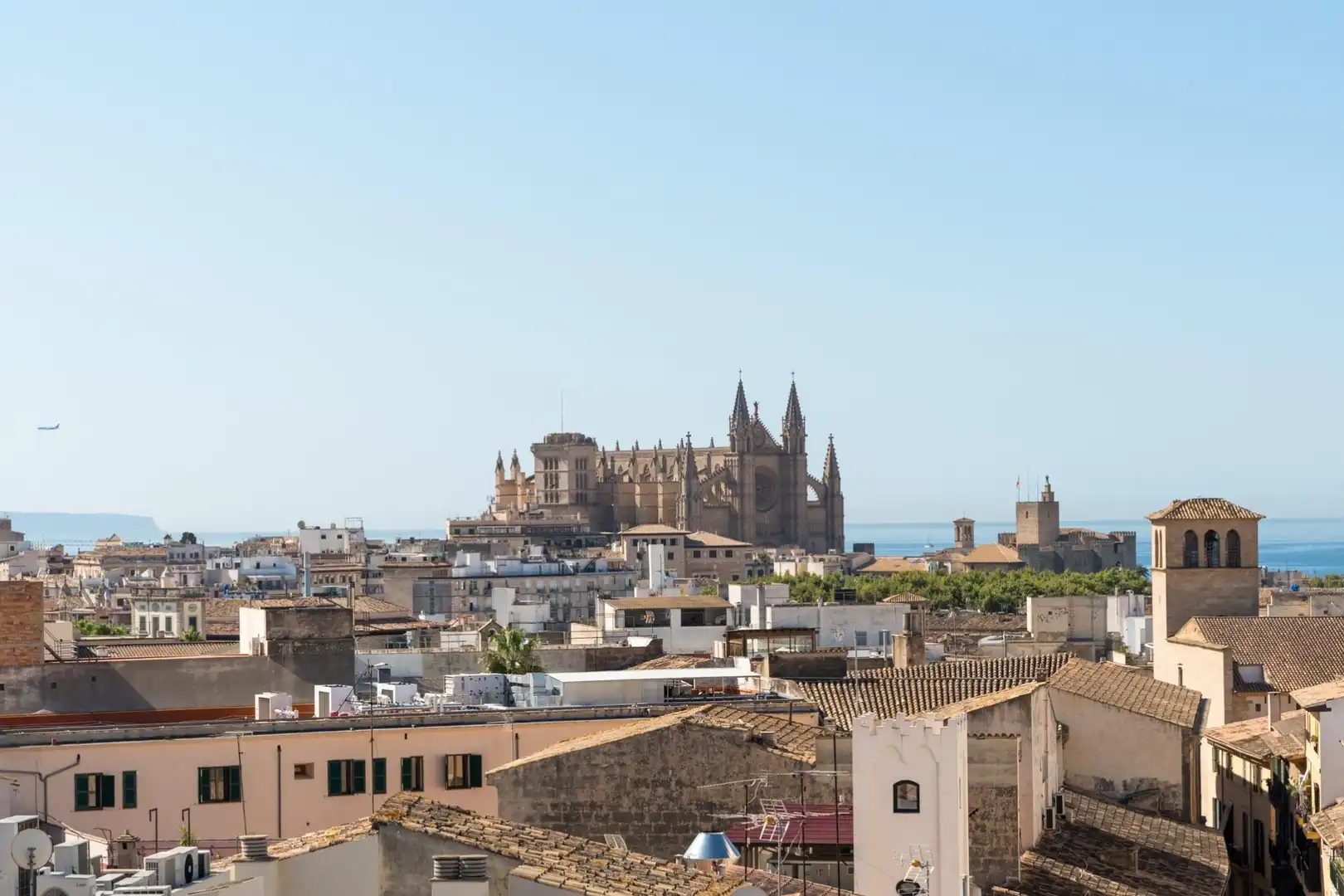 Vista exterior de Pis en venda en  Palma de Mallorca amb Aire condicionat, Terrassa i Balcó