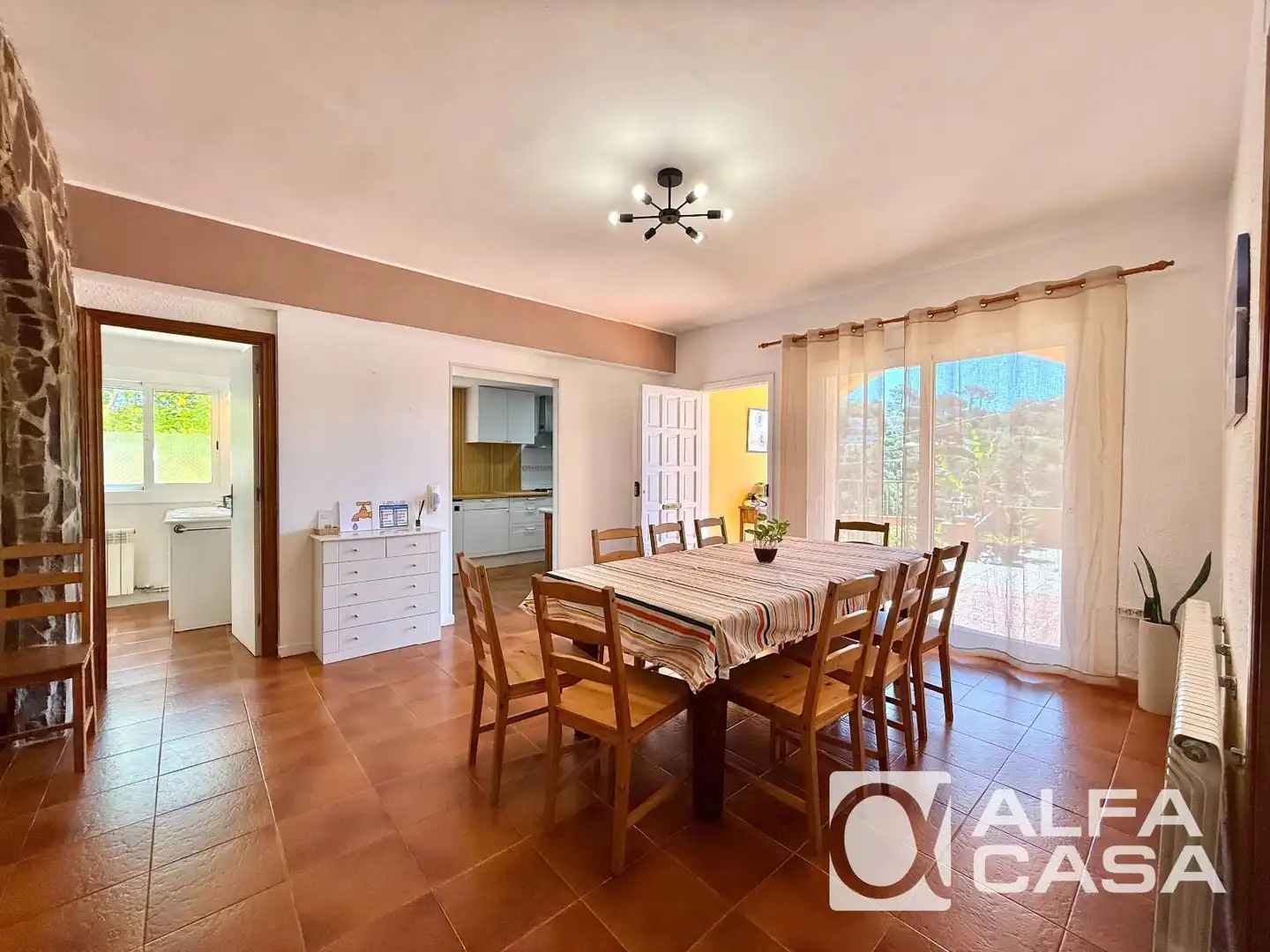 Dining room of Houses for sale in Lloret de Mar  with Heating, Terrace and Storage room