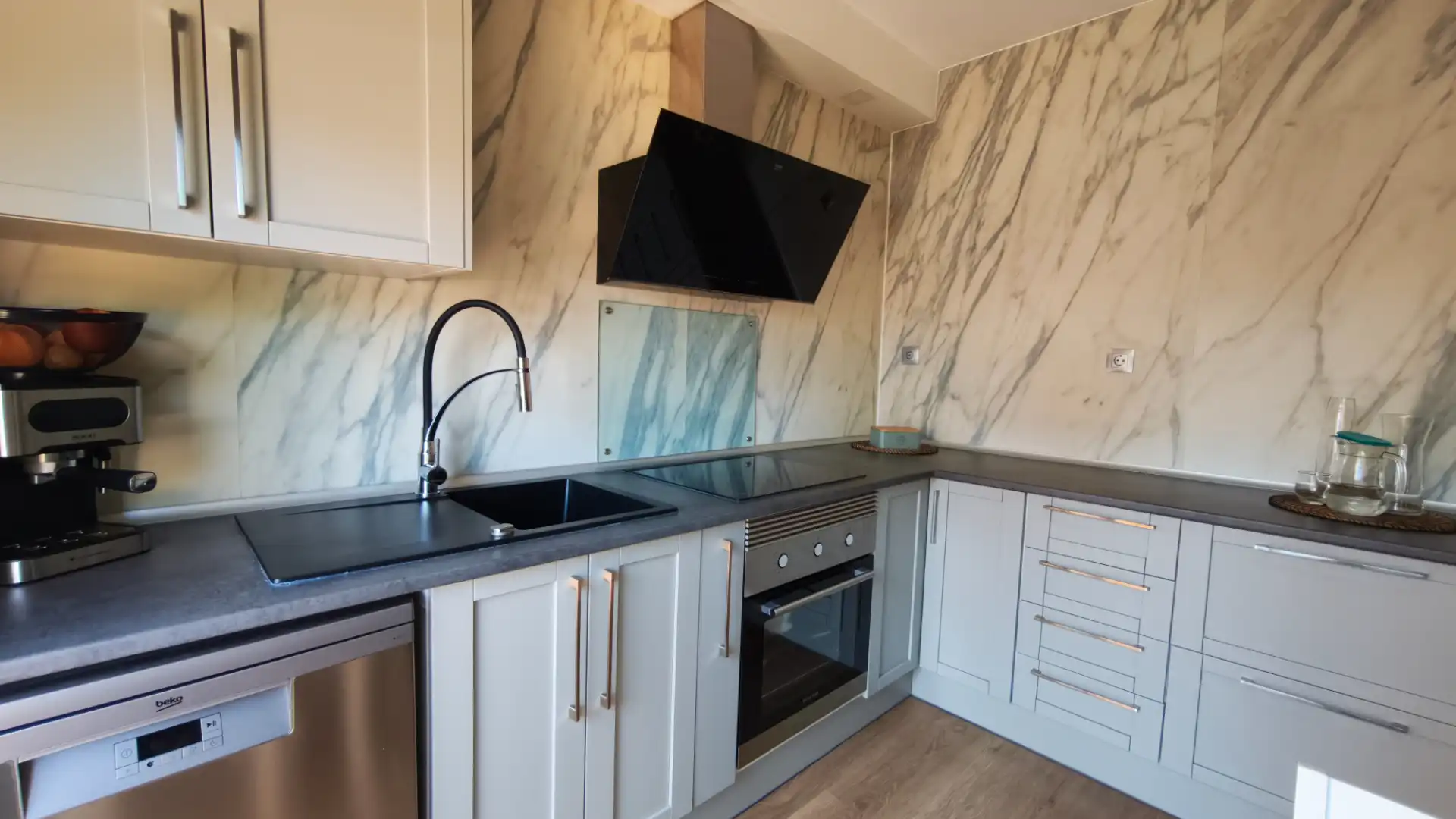 Cocina de Casa adosada en venta en Sant Salvador de Guardiola con Calefacción, Jardín privado y Parquet