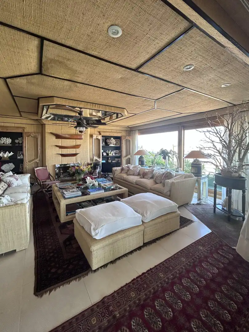 Sala de estar de Ático de alquiler en  Palma de Mallorca con Aire acondicionado, Calefacción y Terraza