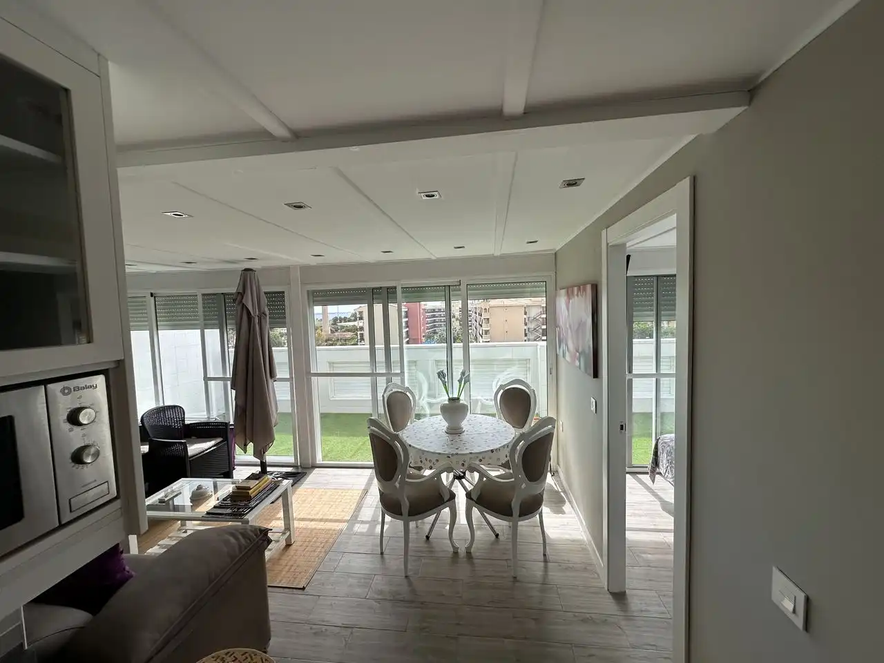 Dining room of Attic for rent in Canet d'En Berenguer  with Terrace, Furnished and Community pool