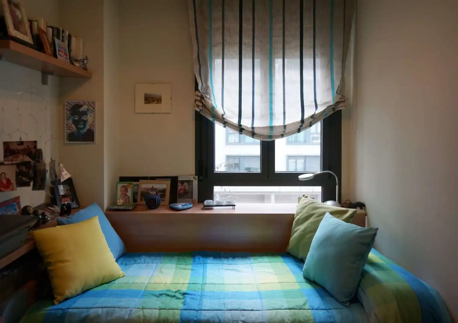 Bedroom of Flat for share in Madrid  with Air Conditioner, Heating and Terrace