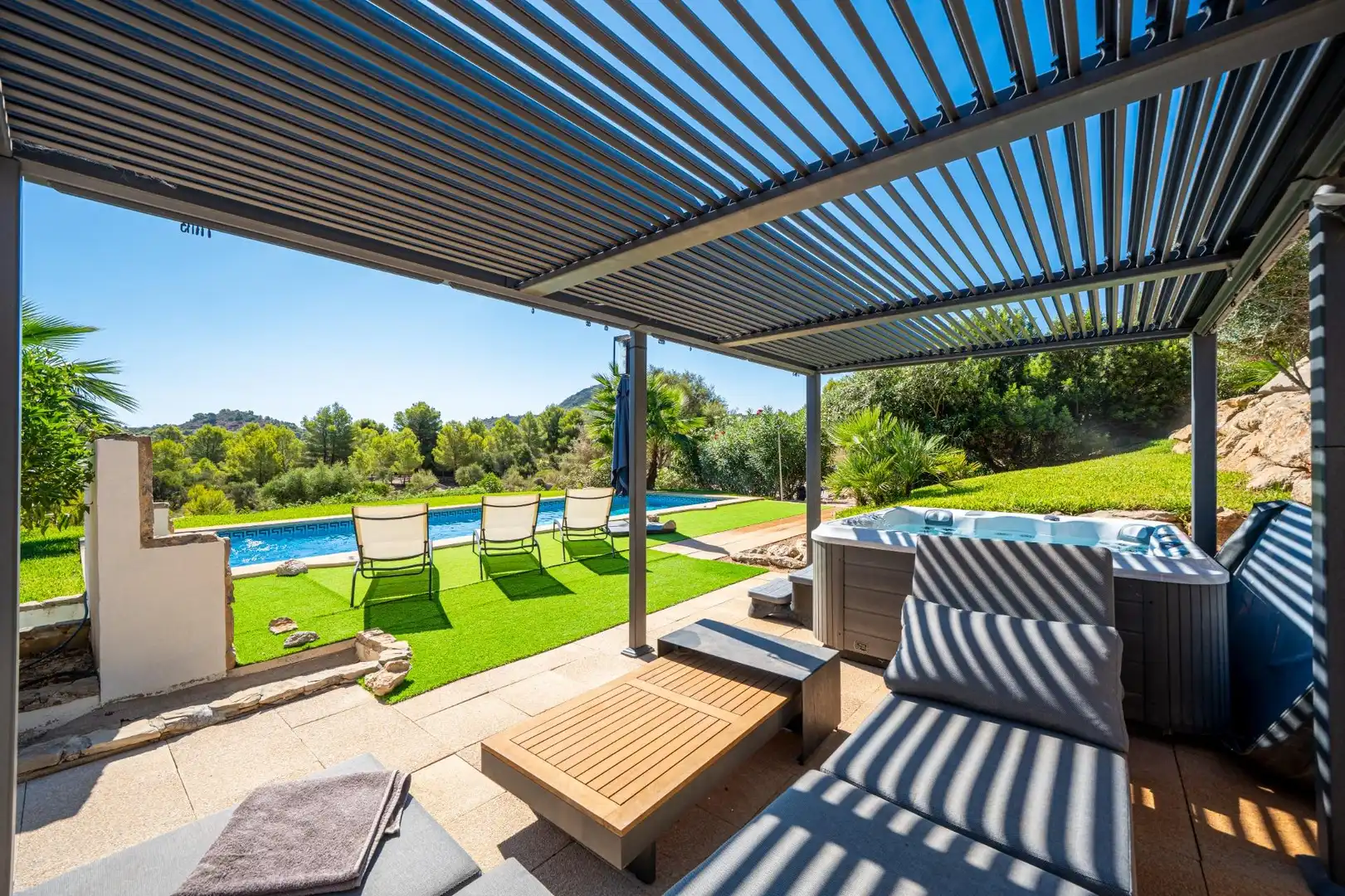 Terraza de Finca rústica en venta en Font de Sa Cala