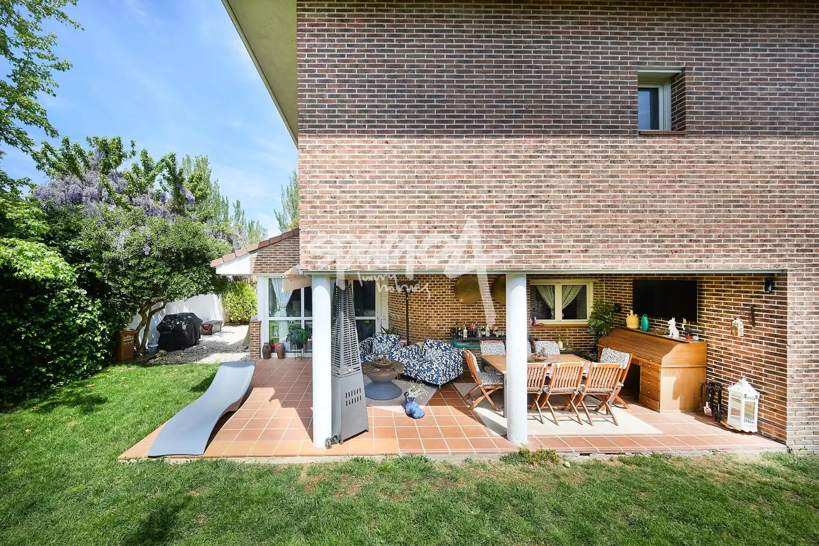 Terrassa de Casa o xalet de lloguer en Villanueva de la Cañada amb Calefacció, Jardí privat i Parquet