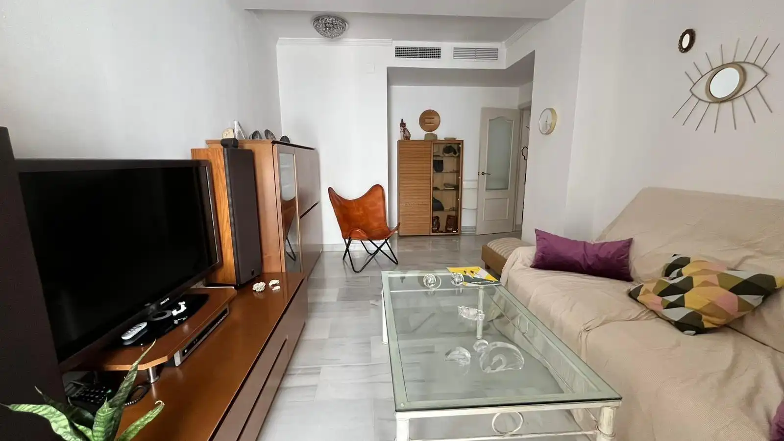 Sala de estar de Piso en venta en Sevilla con Aire acondicionado, Calefacción y Terraza