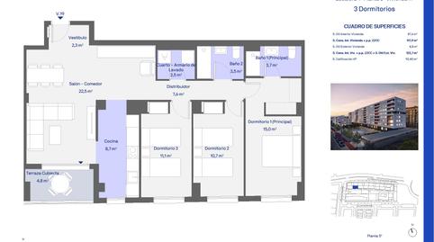 Photo 2 from new construction home in Flat for sale in Giusseppe Verdi, 101, San José - Los Metales, Valencia