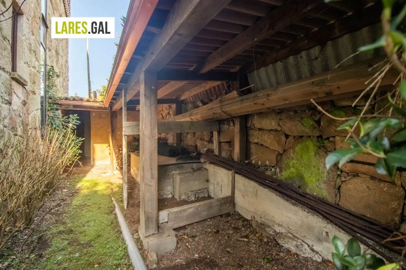Jardí de Casa o xalet de lloguer en Moaña amb Calefacció, Terrassa i Moblat