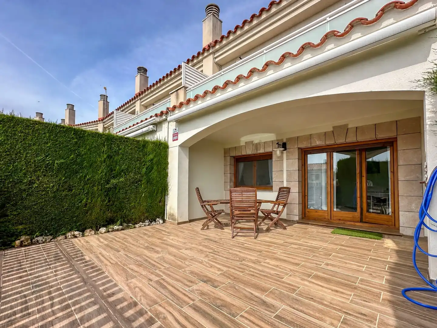 Terraza de Casa adosada en venta en Mont-roig del Camp con Aire acondicionado, Jardín privado y Terraza