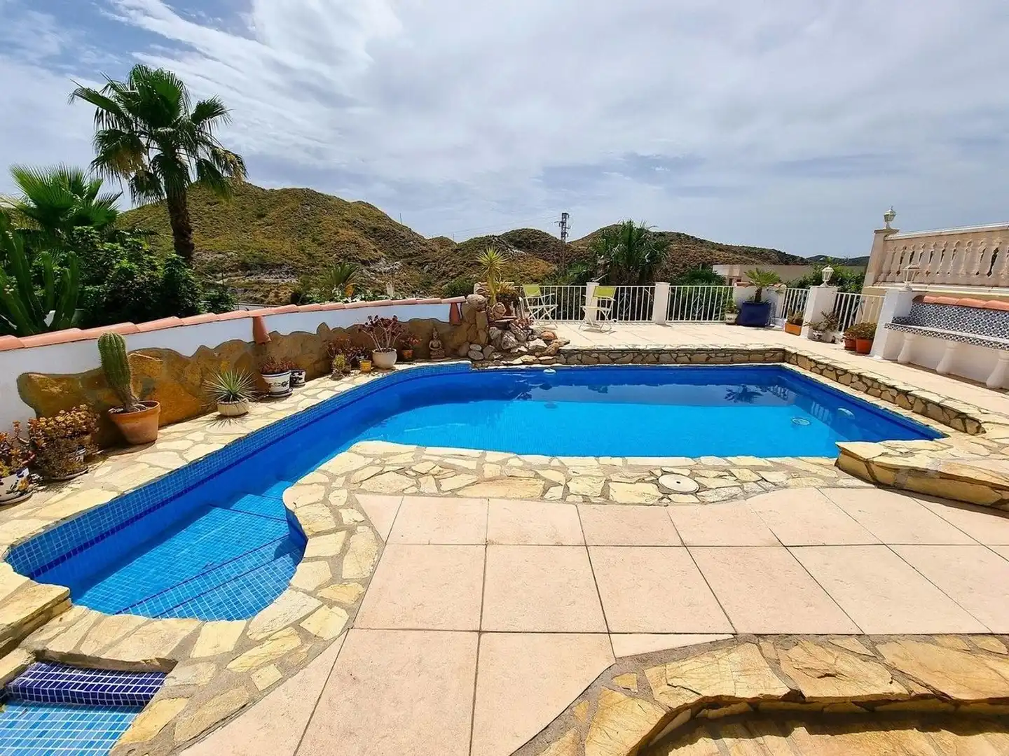Piscina de Casa o xalet en venda en Mojácar amb Aire condicionat, Terrassa i Traster