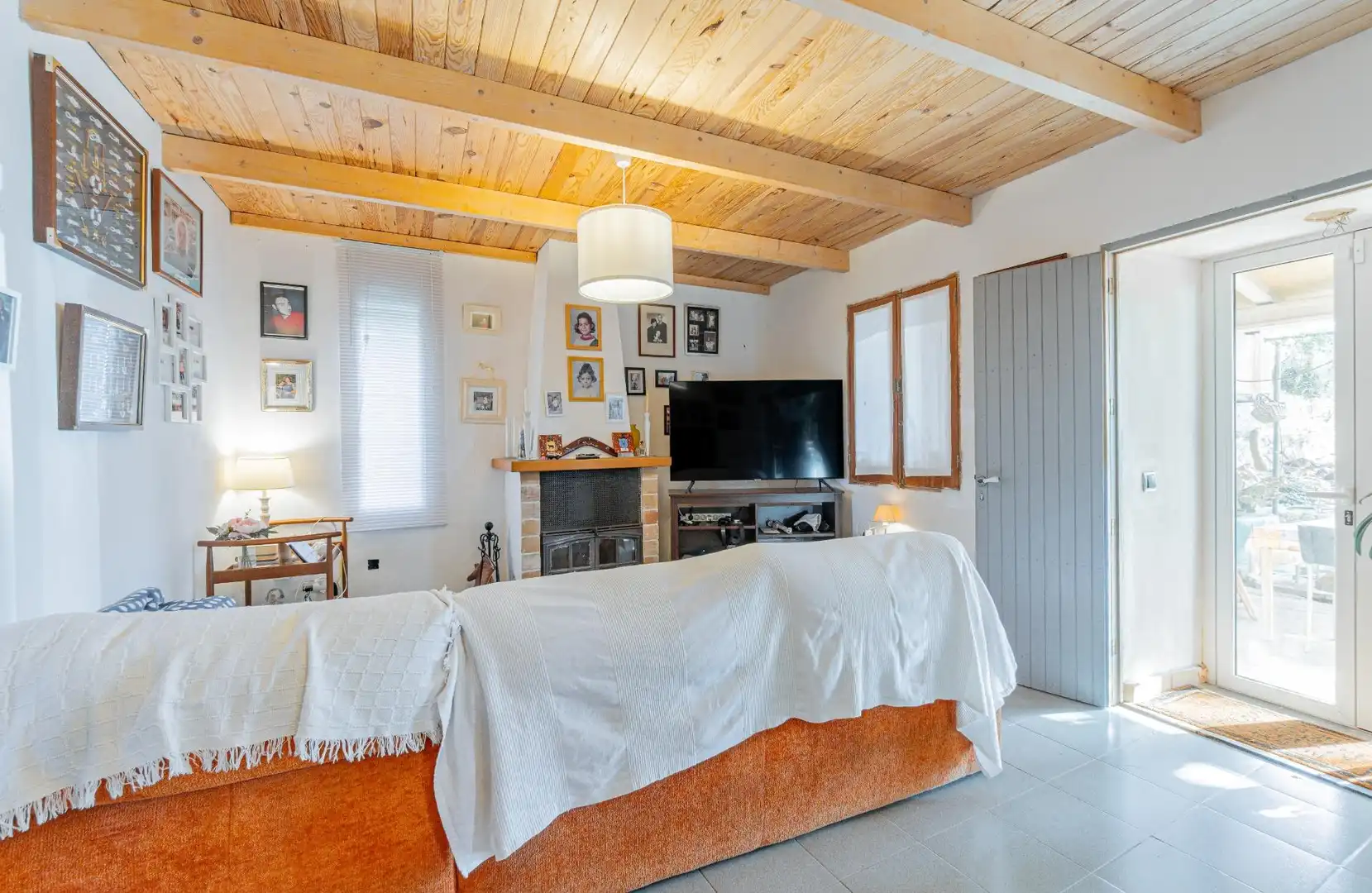 Wohnzimmer von Country house zum Verkauf in Sineu mit Klimaanlage, Heizung und Privatgarten