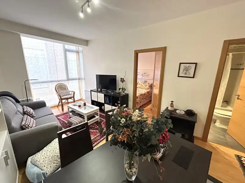 Living room of Flat for sale in  Madrid Capital  with Air Conditioner, Heating and Storage room