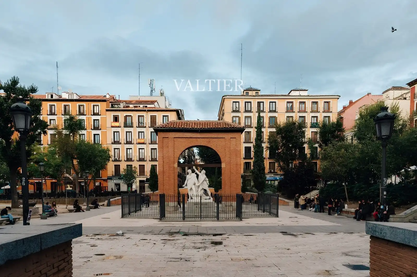 Exterior view of Flat for rent in Madrid  with Air Conditioner, Storage room and Furnished