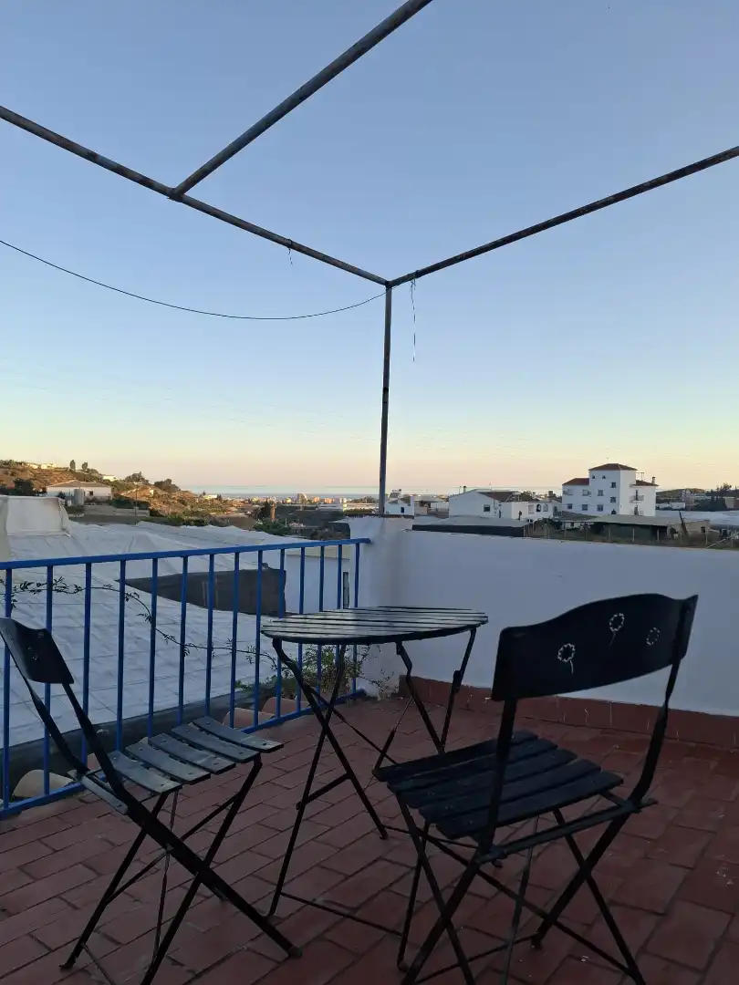 Vista exterior de Casa o chalet en venta en Algarrobo con Aire acondicionado, Terraza y Amueblado