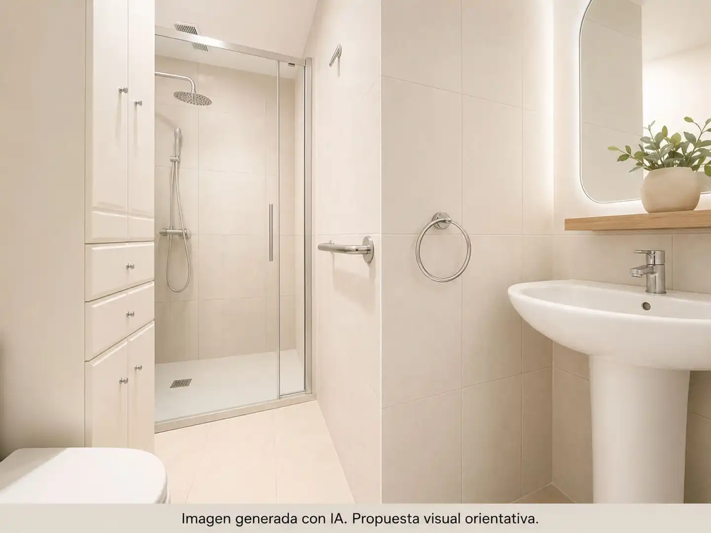 Baño de Apartamento en venta en El Campello con Aire acondicionado, Calefacción y Terraza