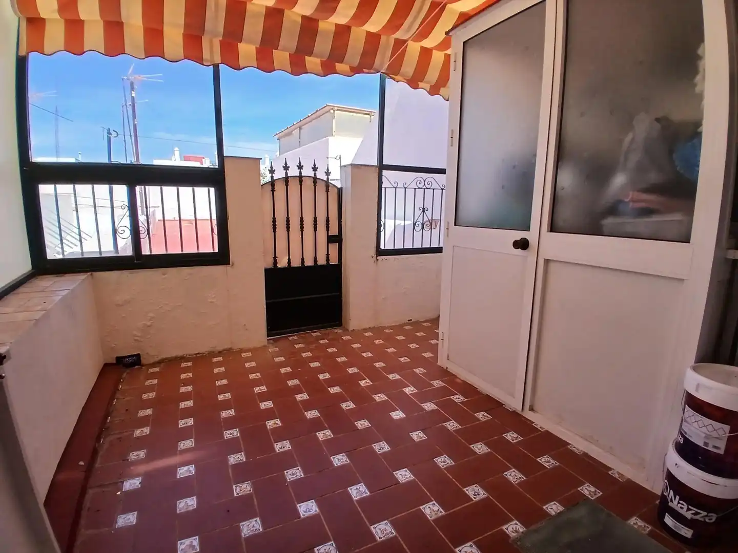 Balcony of Houses for rent in Puerto Real  with Air Conditioner, Terrace and Furnished