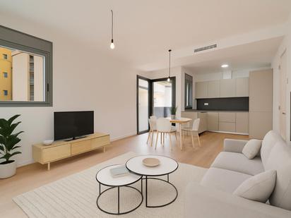 Sala d'estar de Pis en venda en Badalona amb Aire condicionat, Calefacció i Terrassa