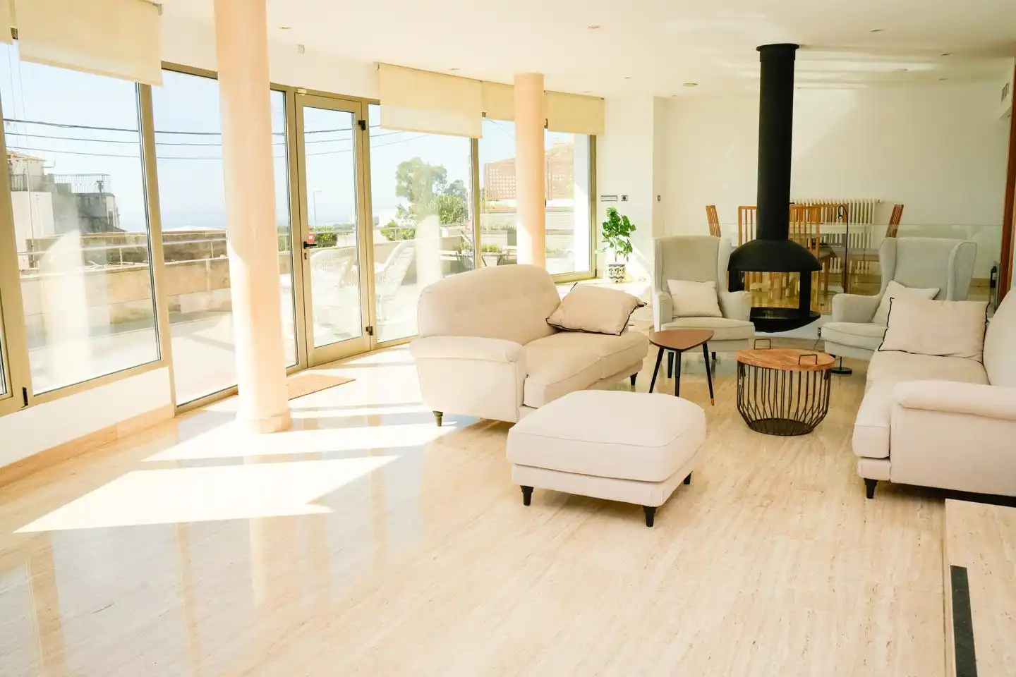 Sala de estar de Casa o chalet en venta en  Palma de Mallorca con Aire acondicionado, Calefacción y Jardín privado
