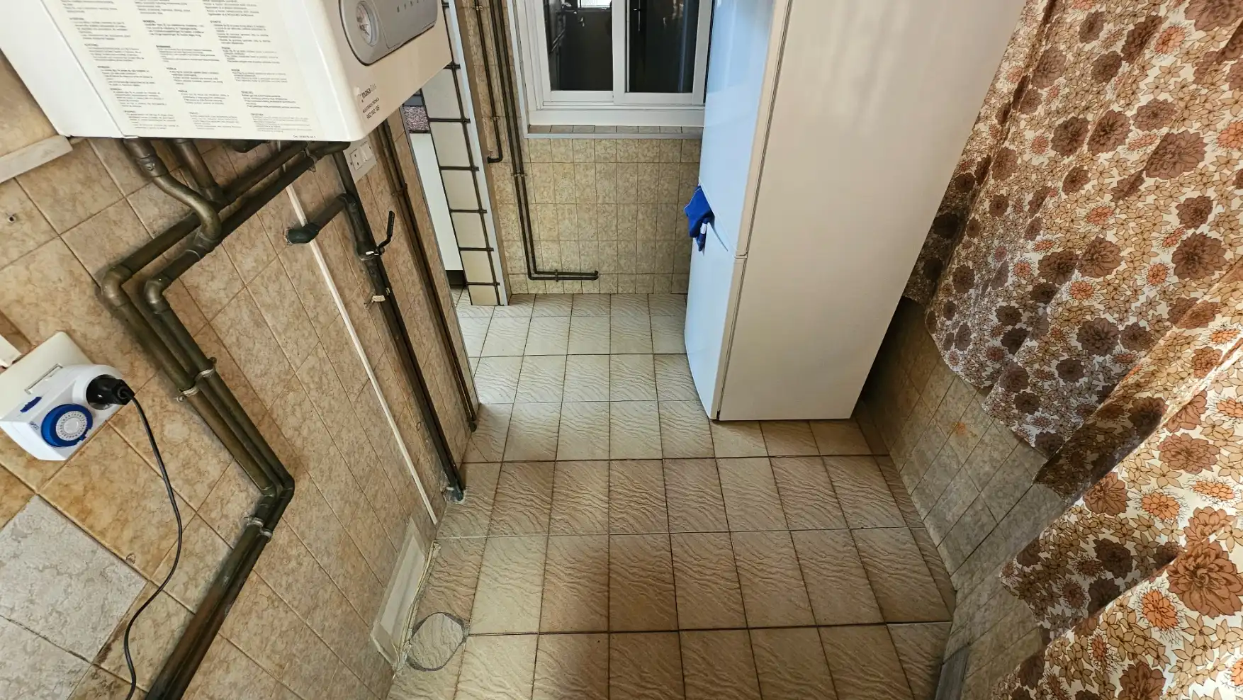 Badezimmer von Wohnung zum Verkauf in Sabadell mit Klimaanlage, Heizung und Balkon