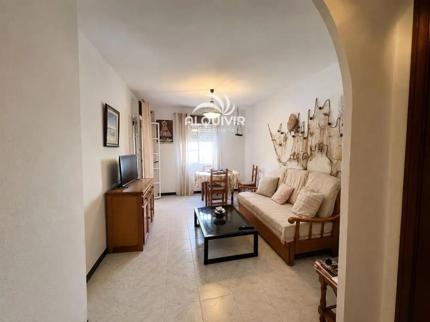 Living room of Flat for sale in Almonte  with Terrace and Furnished