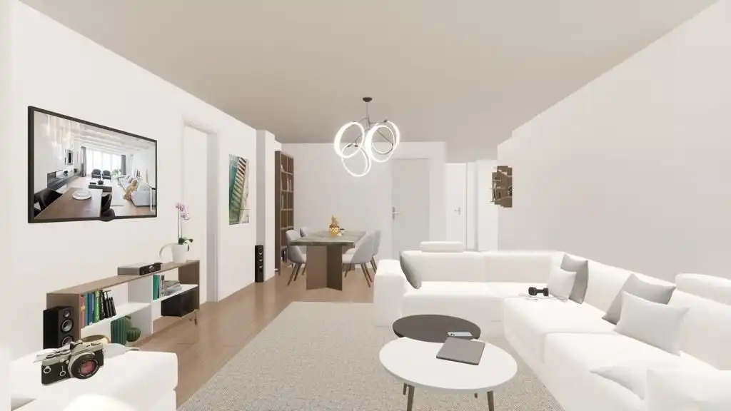 Wohnzimmer von Erdgeschoss zum Verkauf in Son Servera mit Heizung, Privatgarten und Terrasse