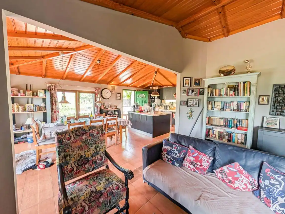 Sala de estar de Casa o chalet en venta en Valsequillo de Gran Canaria con Aire acondicionado y Parquet
