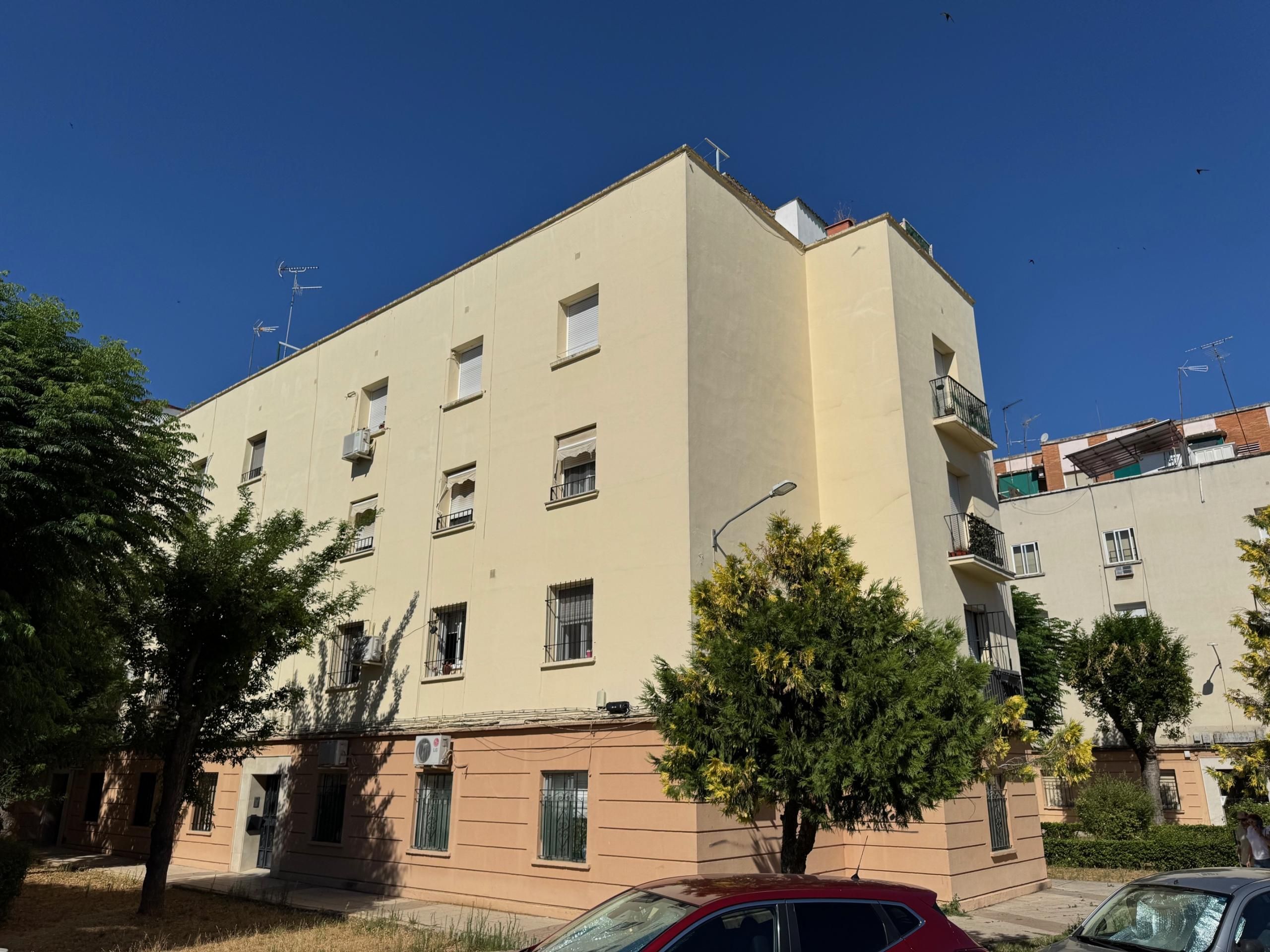 Exterior view of Flat for sale in Badajoz Capital  with Air Conditioner, Heating and Terrace