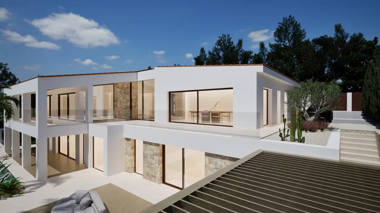 Exterior view of Houses for sale in Altea  with Air Conditioner, Private garden and Terrace