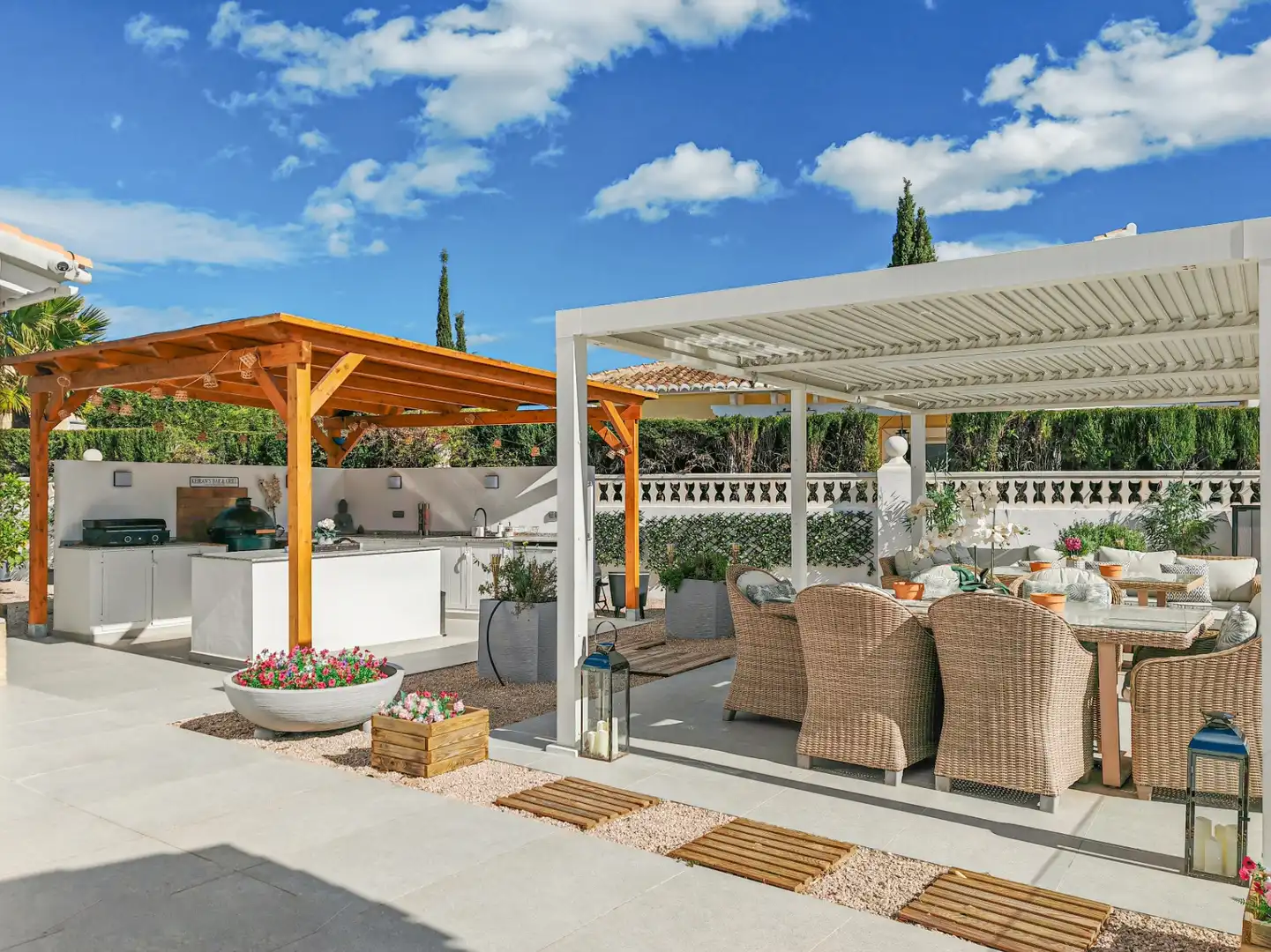 Garden of Houses for sale in Dénia  with Air Conditioner, Heating and Terrace
