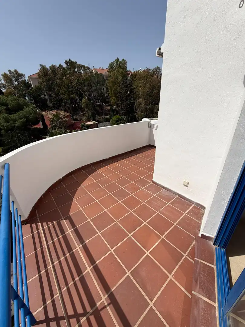 Terrasse von Wohnungen zum Verkauf in Benalmádena mit Klimaanlage, Heizung und Terrasse