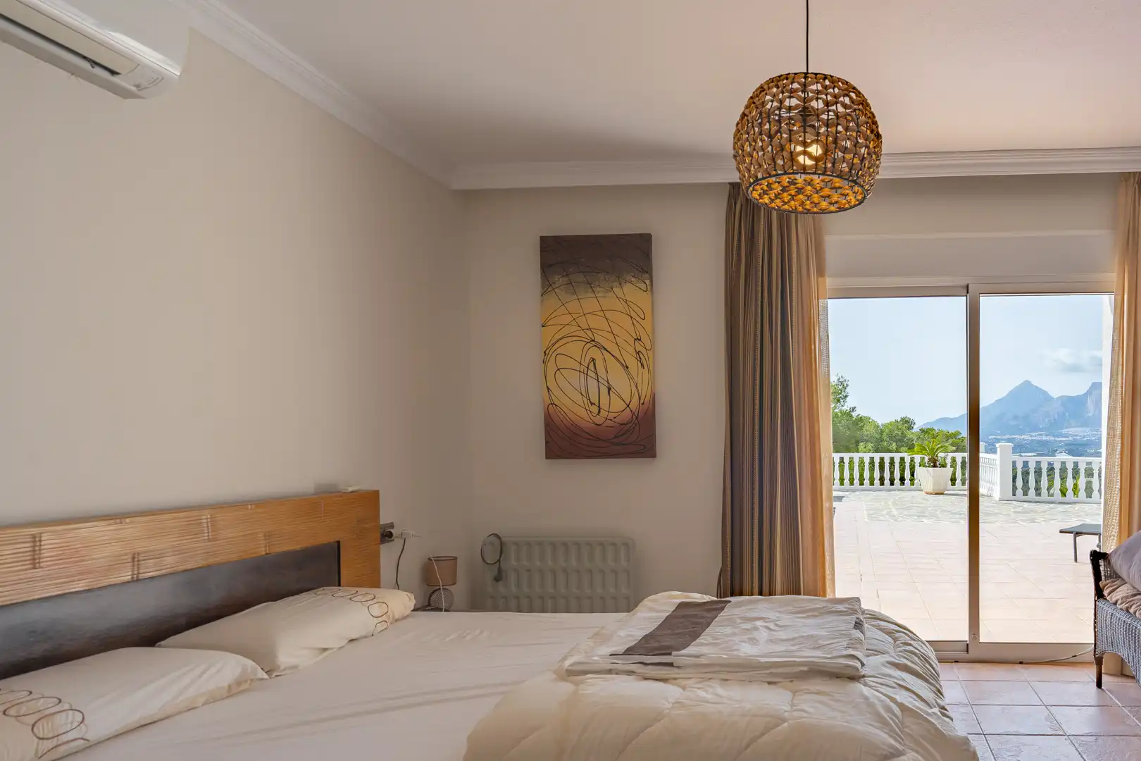 Bedroom of Houses for sale in Altea  with Air Conditioner, Heating and Terrace