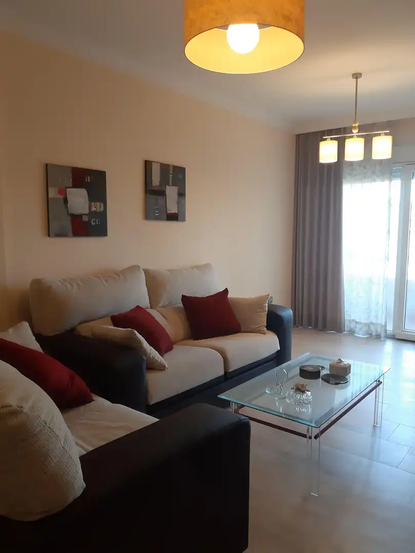 Living room of Flat for rent in Algeciras  with Air Conditioner and Furnished