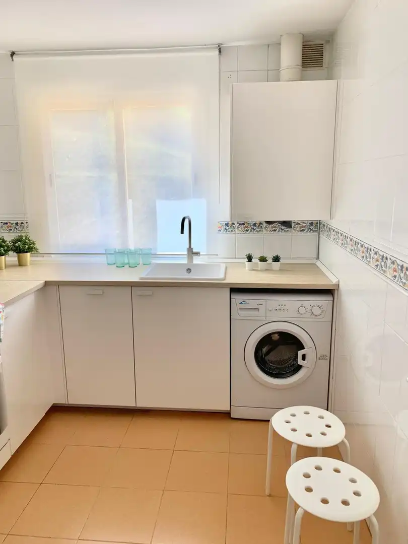 Cuina de Apartament en venda en Estepona amb Aire condicionat, Terrassa i Traster