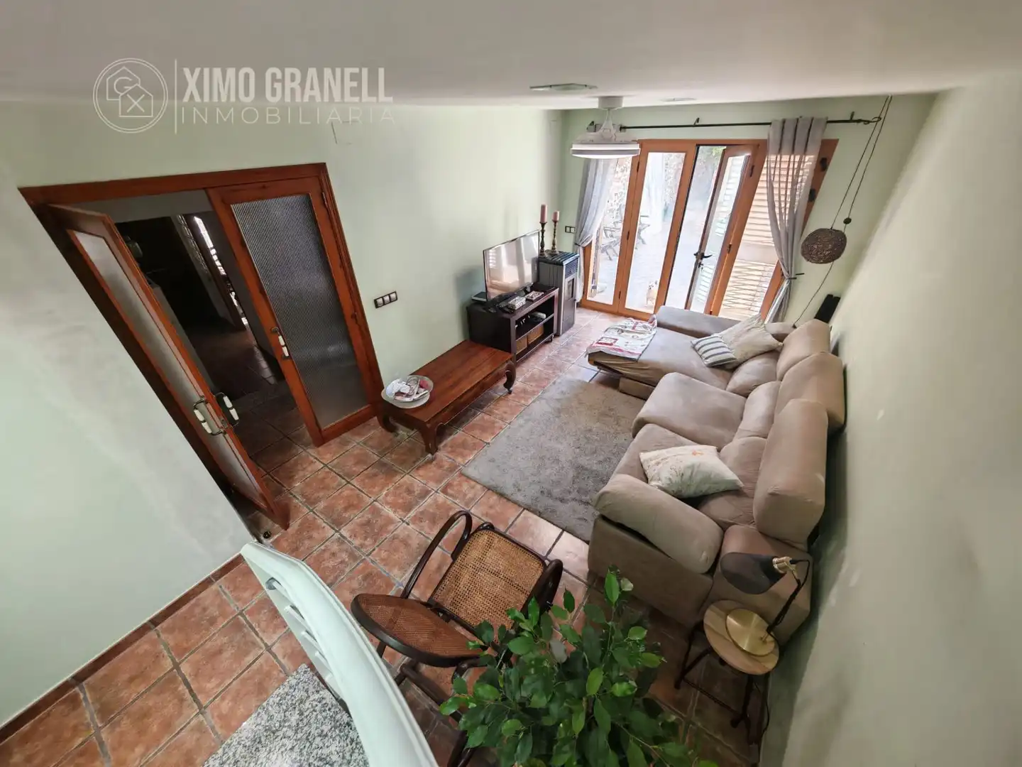 Sala d'estar de Casa o xalet en venda en Alfondeguilla amb Calefacció, Jardí privat i Terrassa