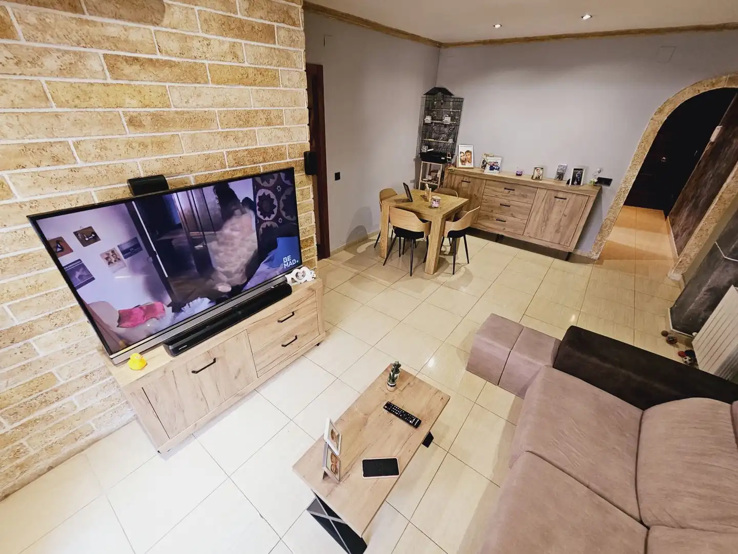 Sala de estar de Piso en venta en El Vendrell con Aire acondicionado, Calefacción y Balcón
