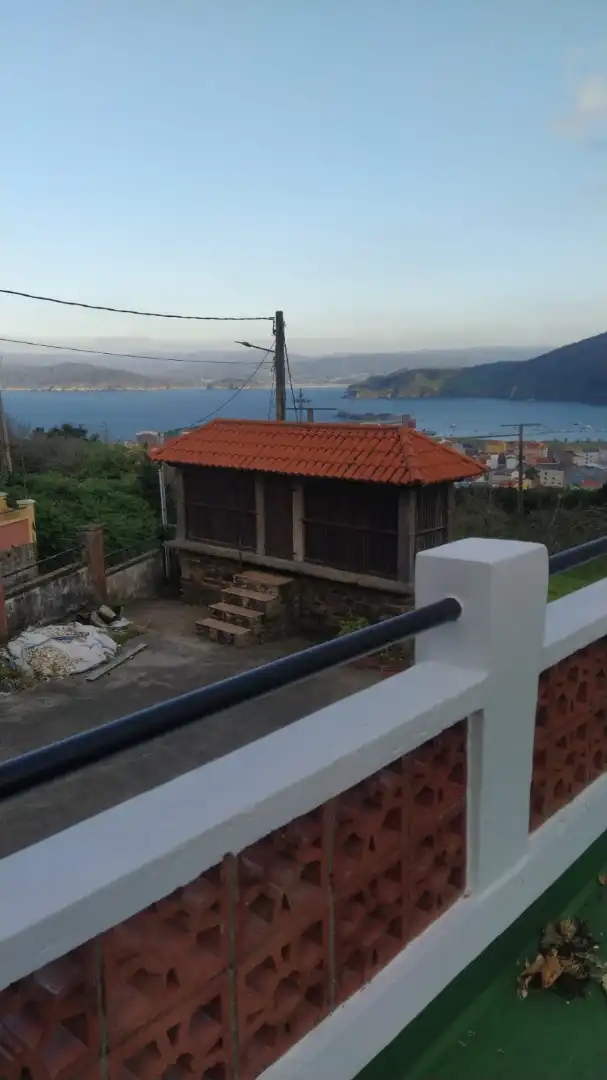 Terraza de Casa o chalet en venta en Cariño con Jardín privado, Parquet y Terraza