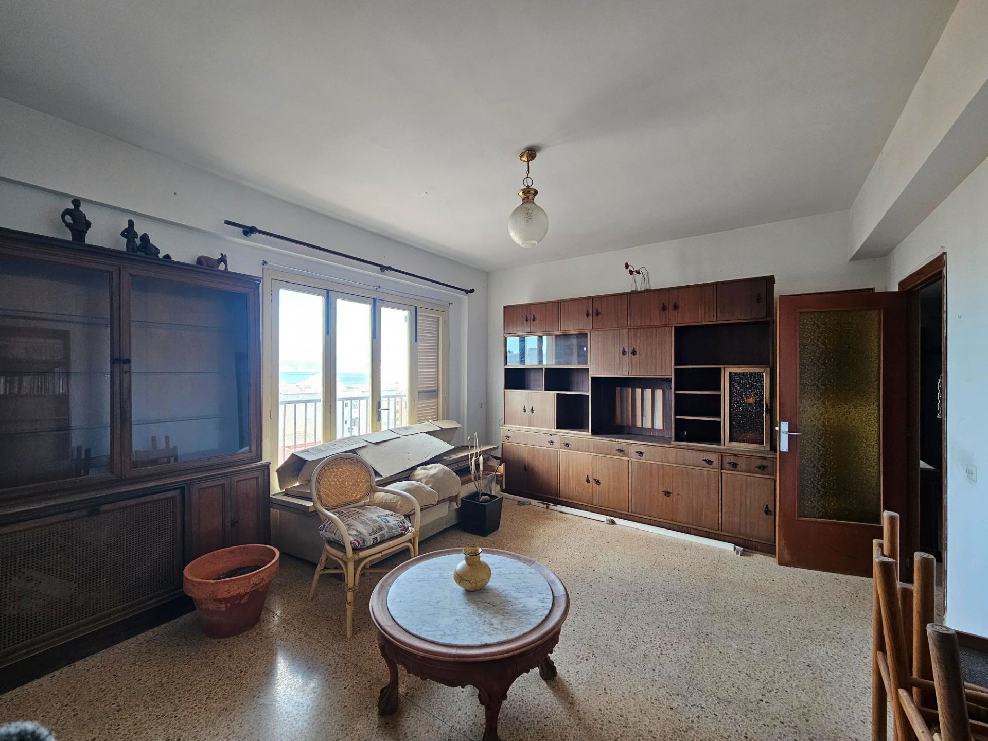 Living room of Flat for sale in  Palma de Mallorca  with Furnished and Balcony