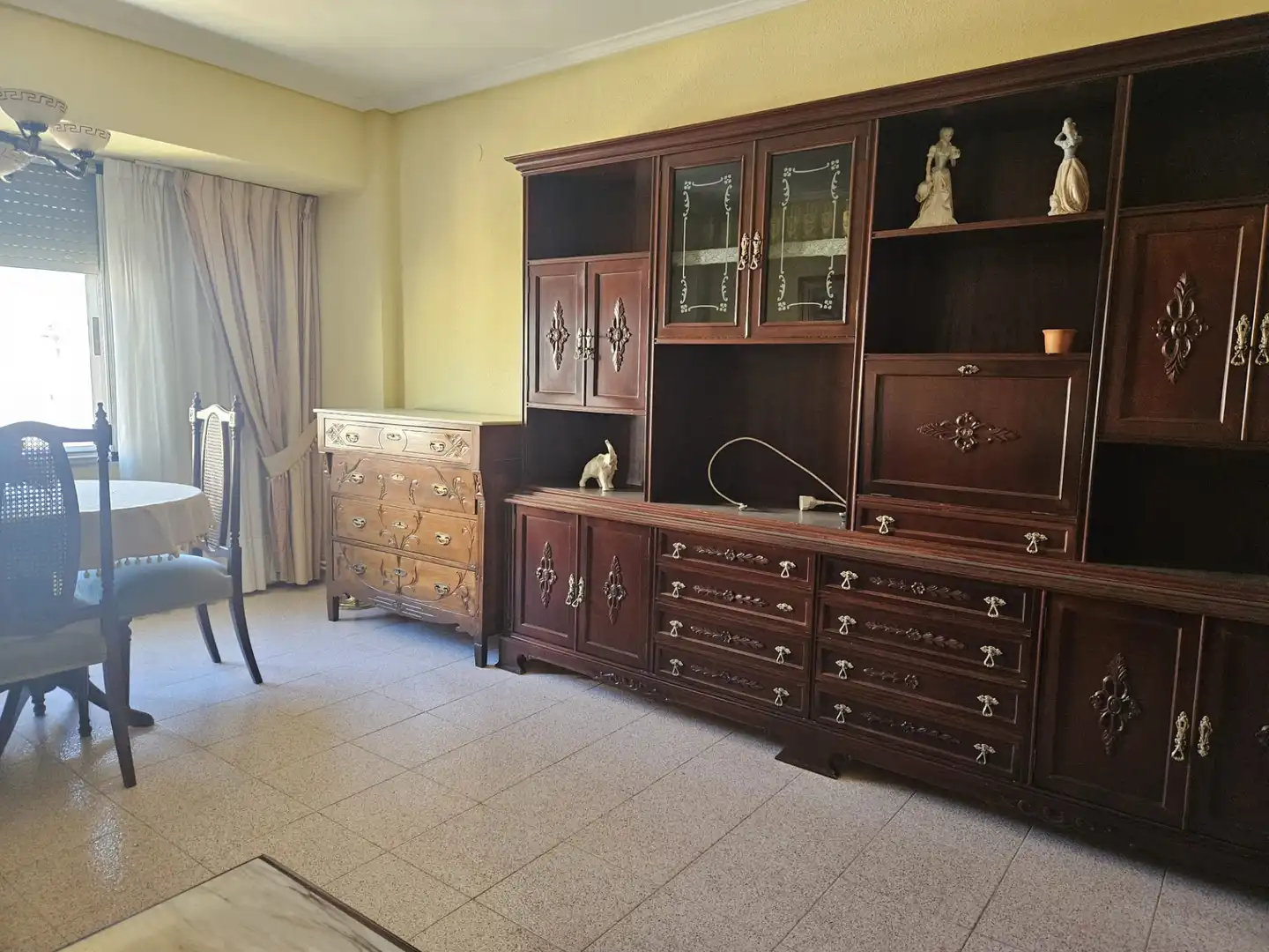 Wohnzimmer von Wohnung zum Verkauf in Castellón de la Plana / Castelló de la Plana mit Heizung, Möbliert und Ofen