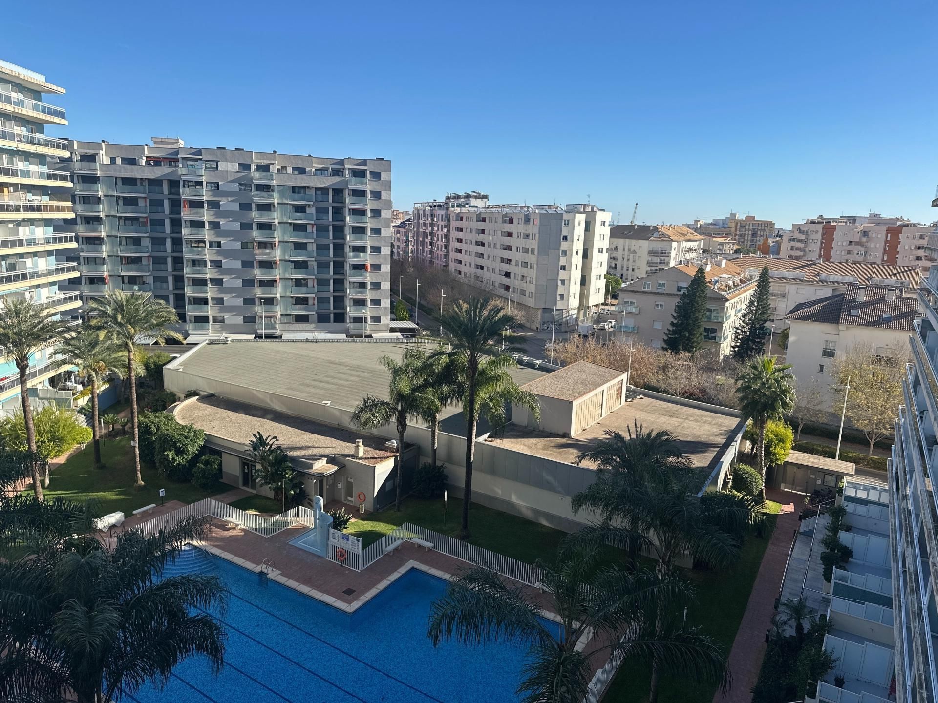 Swimming pool of Flat for sale in Gandia