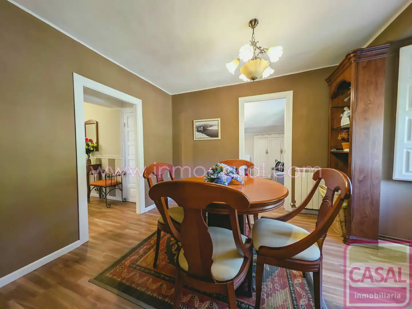 Esszimmer von Wohnung zum Verkauf in Mieres (Asturias) mit Heizung und Möbliert