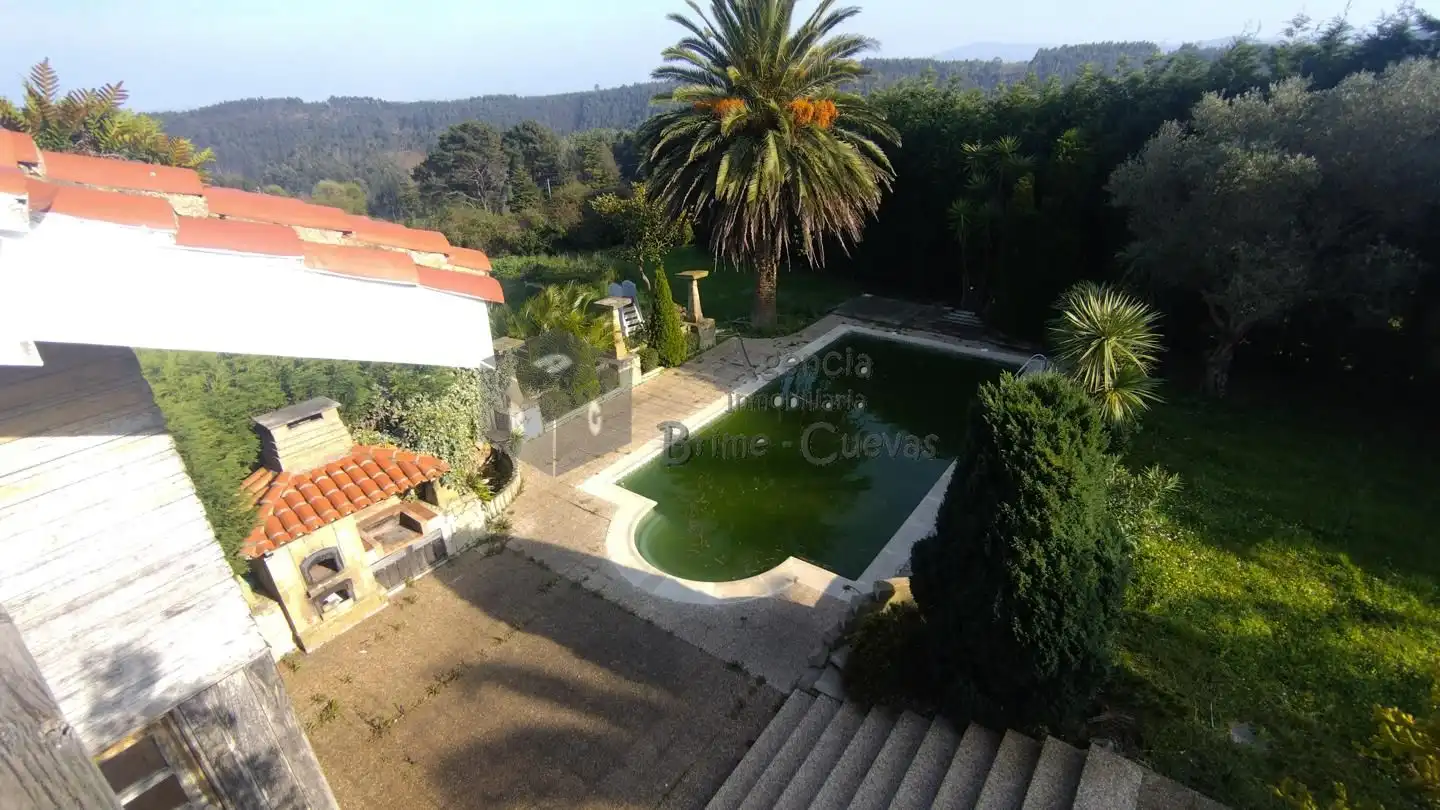 Swimming pool of Houses for sale in Castrillón  with Heating, Private garden and Terrace