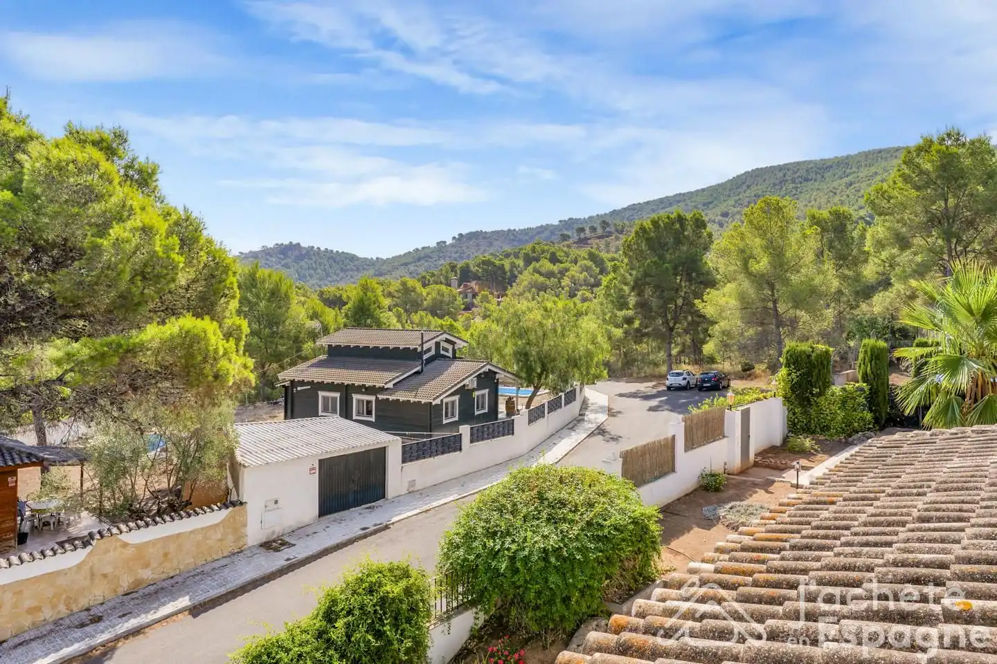Vista exterior de Casa o chalet en venta en Gilet con Aire acondicionado, Jardín privado y Terraza