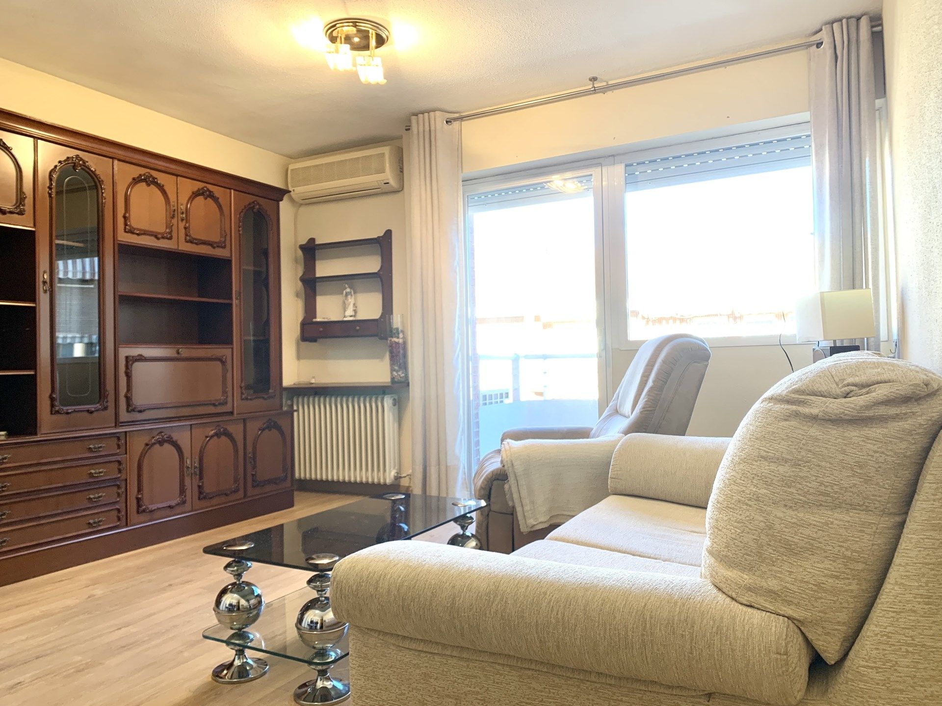 Living room of Flat to rent in Alcobendas  with Heating, Terrace and Furnished