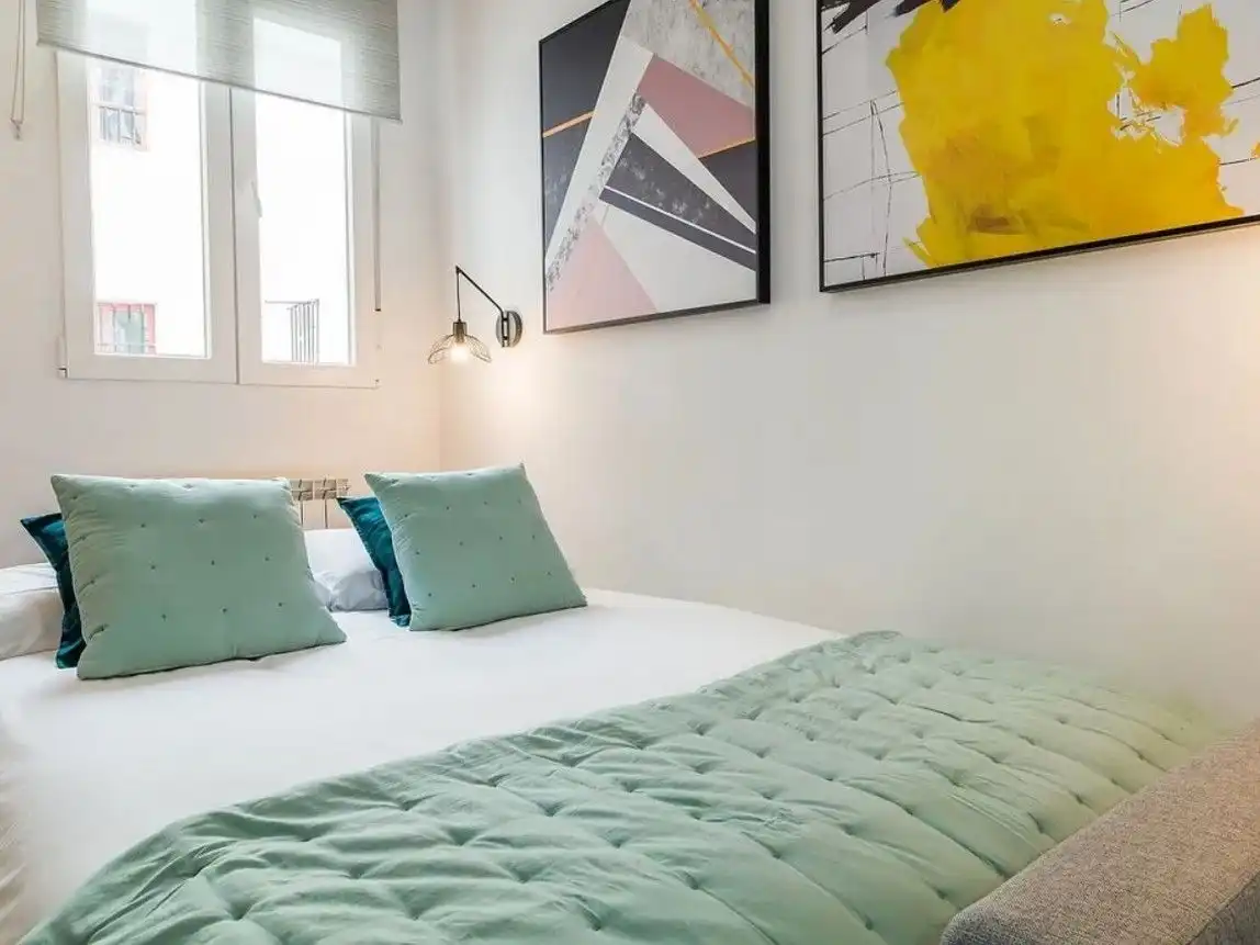 Dormitori de Apartament per a compartir en Zamora Capital  amb Aire condicionat i Moblat