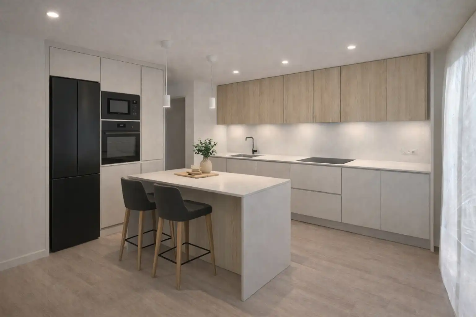 Kitchen of Detached homes for sale in Alpedrete  with Air Conditioner, Private garden and Terrace