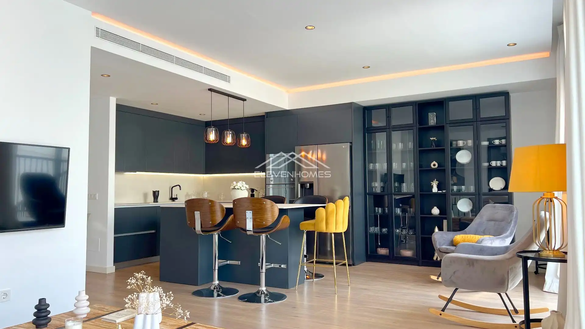 Sala de estar de Dúplex en venta en  Palma de Mallorca con Aire acondicionado, Calefacción y Piscina