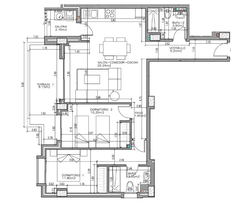 Appartement compact avec terrasse à vendre à Mar Menor Golf, imagen 12