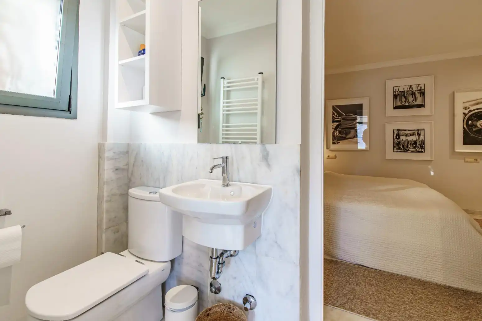 Badezimmer von Wohnung zum Verkauf in Andratx mit Klimaanlage, Heizung und Terrasse