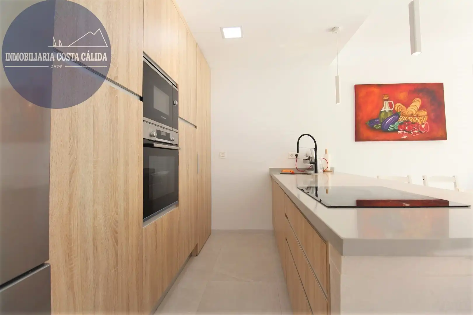 Cocina de Casa adosada en venta en Águilas con Aire acondicionado, Calefacción y Jardín privado