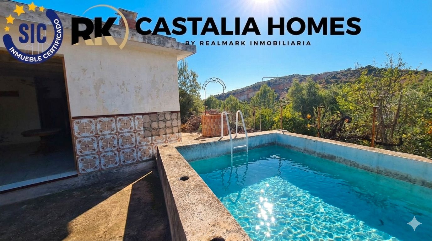 Vista exterior de Casa o xalet en venda en Borriol amb Jardí privat i Piscina