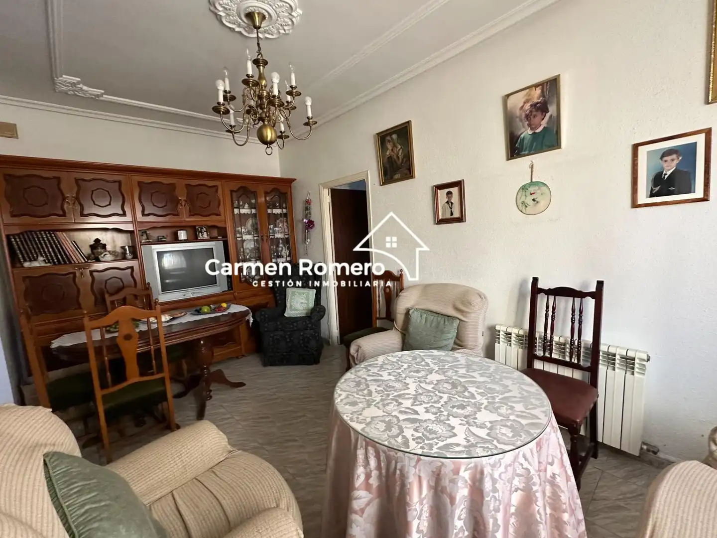 Sala de estar de Finca rústica en venta en La Bóveda de Toro  con Calefacción y Balcón
